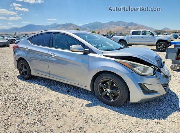 5NPDH4AEXGH700326 2016 HYUNDAI ELANTRA Gray წინა მარჯვენა