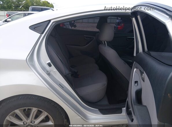 5NPDH4AEXGH720415 2016 HYUNDAI ELANTRA Silver VIN sticker view