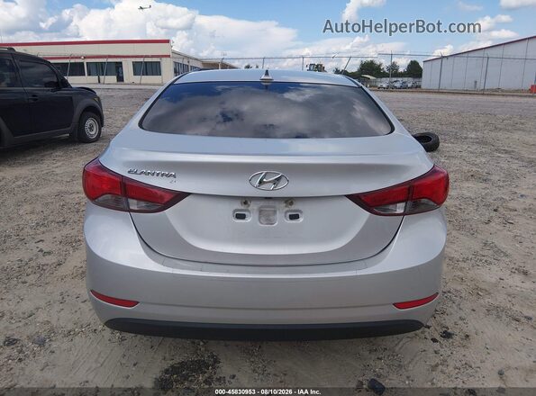 5NPDH4AEXGH720415 2016 HYUNDAI ELANTRA Silver 