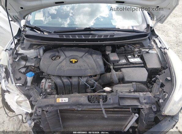5NPDH4AEXGH720415 2016 HYUNDAI ELANTRA Silver Rear view