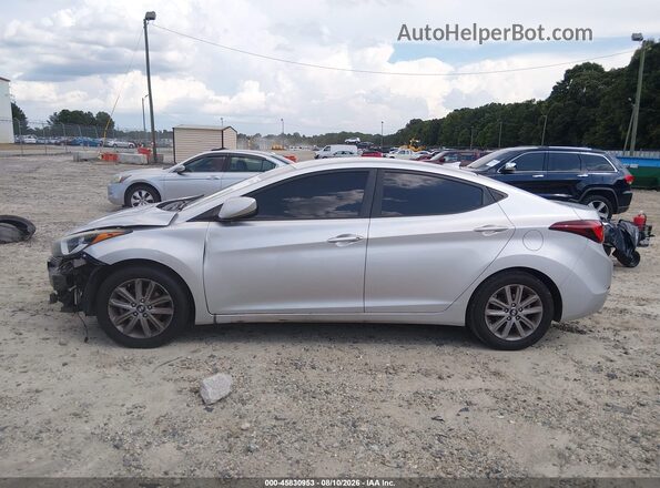 5NPDH4AEXGH720415 2016 HYUNDAI ELANTRA Silver 360 interior view
