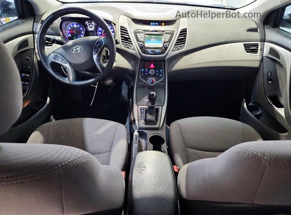 5NPDH4AEXGH760185 2016 HYUNDAI ELANTRA White Widok deski rozdzielczej