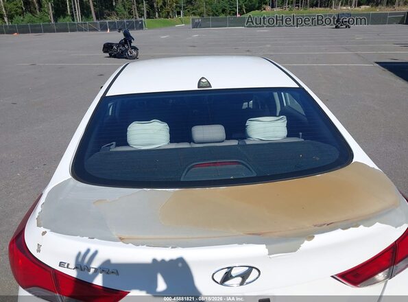 5NPDH4AEXGH760669 2016 HYUNDAI ELANTRA White Vista frontal