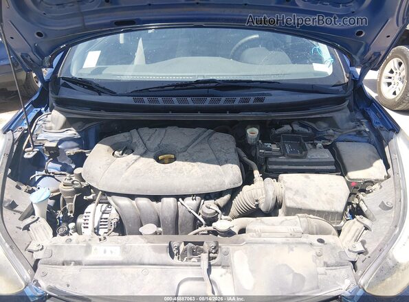 5NPDH4AEXGH774622 2016 HYUNDAI ELANTRA Blue უკანა ხედი