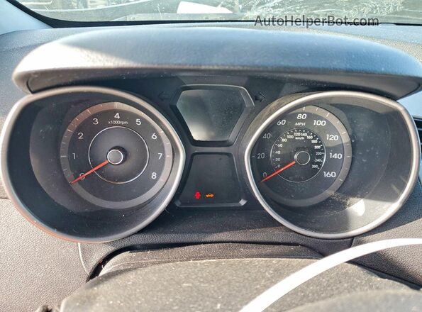 5NPDH4AE6GH781227 2016 HYUNDAI ELANTRA Gray Instrument cluster view