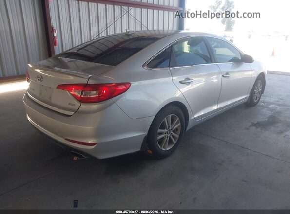 5NPE24AA0HH443486 2017 HYUNDAI SONATA Silver Tył prawy