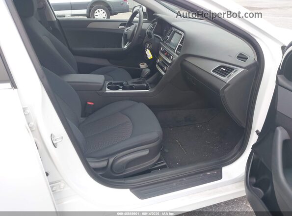 5NPE24AA0JH679996 2018 HYUNDAI SONATA White Vista interior delantera