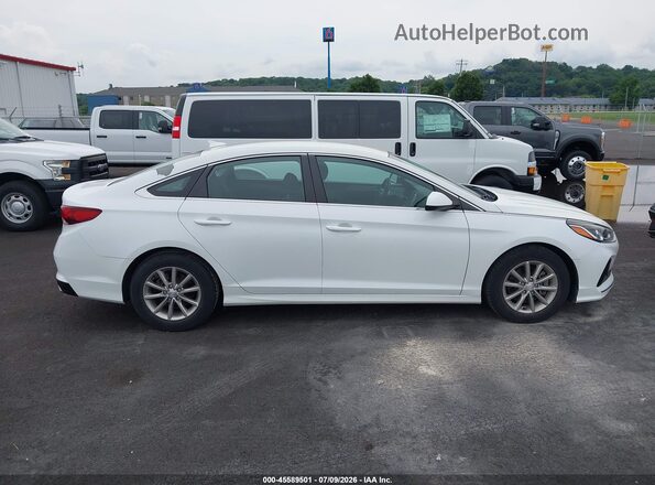 5NPE24AA2JH682981 2018 HYUNDAI SONATA White Vista interior trasera