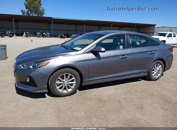 5NPE24AA3KH774957 2019 HYUNDAI SONATA Gray Widok z przodu