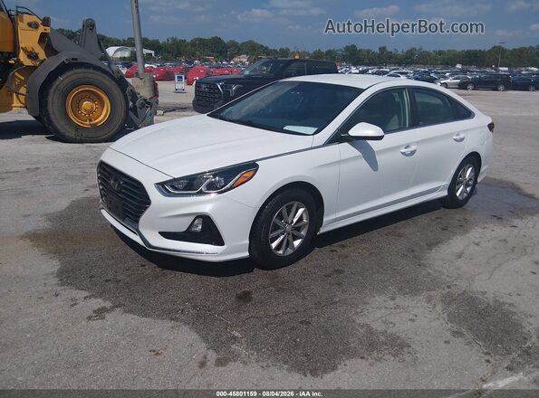 5NPE24AA4JH701109 2018 HYUNDAI SONATA White Front left