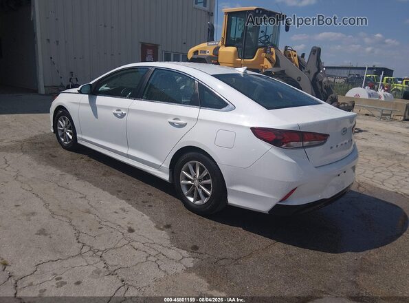 5NPE24AA4JH701109 2018 HYUNDAI SONATA White Rear left