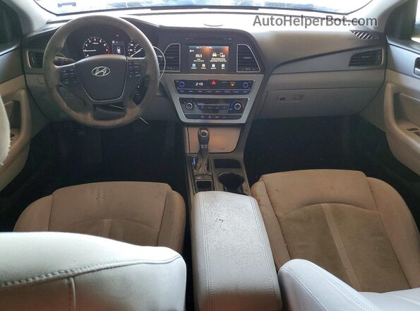 5NPE24AA5GH423071 2016 HYUNDAI SONATA Синий Вид панели приборов