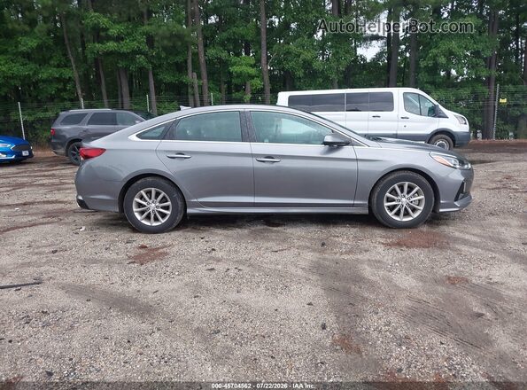 5NPE24AA7KH802761 2019 HYUNDAI SONATA Silver უკანა სალონის ხედი
