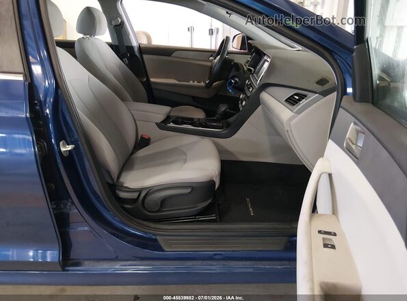 5NPE24AA8KH774792 2019 HYUNDAI SONATA Purple Widok wnętrza z przodu
