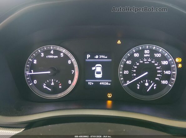 5NPE24AA8KH774792 2019 HYUNDAI SONATA Purple Widok tylnych siedzeń