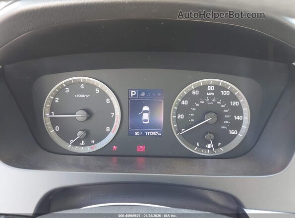 5NPE24AA9GH354580 2016 HYUNDAI SONATA Black Հետևի նստատեղերի տեսք