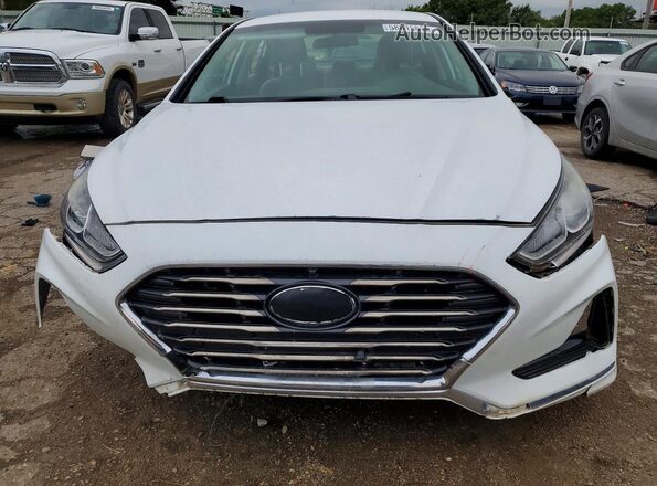 5NPE24AA9KH756978 2019 HYUNDAI SONATA White Vista frontal
