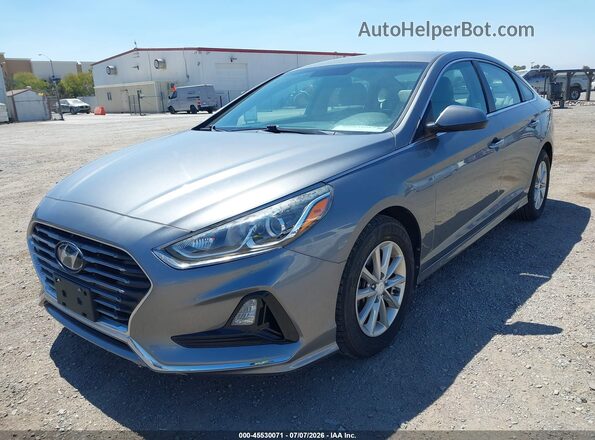 5NPE24AAXKH774955 2019 HYUNDAI SONATA Gray Przód lewy