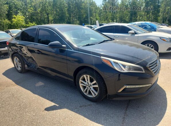 5NPE24AF0GH265265 2016 HYUNDAI SONATA Black Przód prawy
