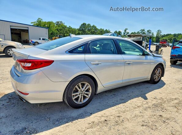 5NPE24AF0GH285077 2016 HYUNDAI SONATA Silver Rear right