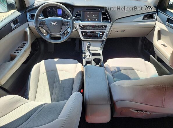 5NPE24AF0GH285077 2016 HYUNDAI SONATA Silver Dashboard view