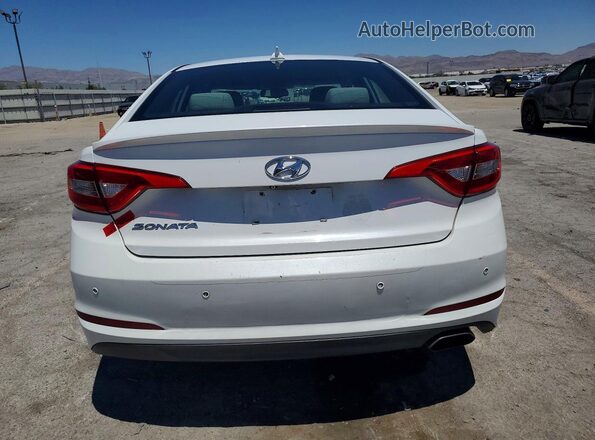 5NPE24AF0GH305327 2016 HYUNDAI SONATA White Vista trasera
