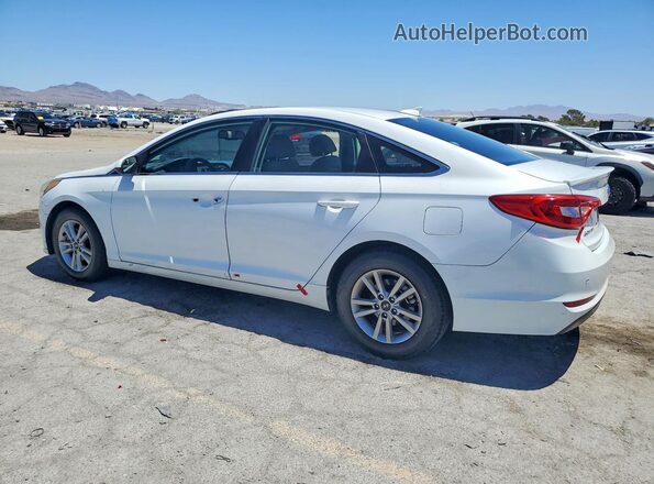 5NPE24AF0GH305327 2016 HYUNDAI SONATA White Trasero izquierdo