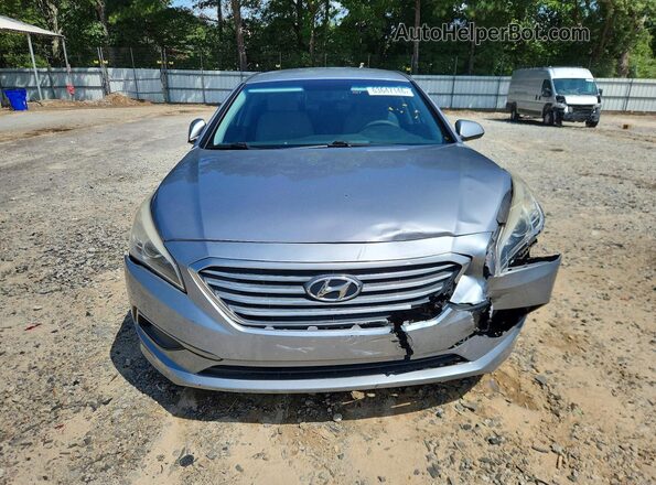 5NPE24AF0GH309619 2016 HYUNDAI SONATA Silver Widok z przodu