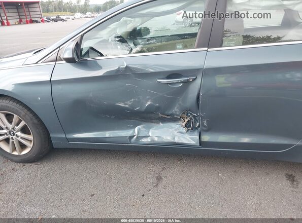5NPE24AF0GH319177 2016 HYUNDAI SONATA Синий Вид спереди