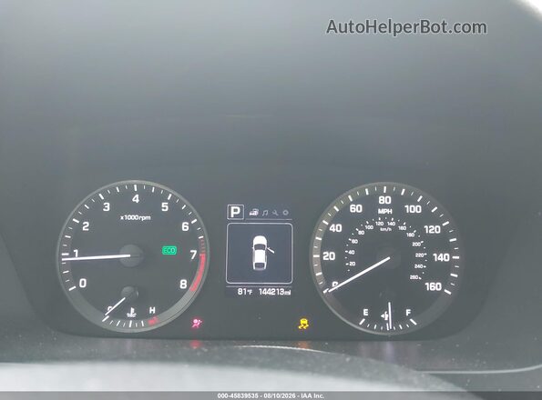 5NPE24AF0GH319177 2016 HYUNDAI SONATA Синий Вид задних сидений