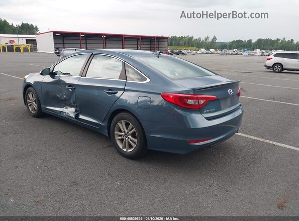 5NPE24AF0GH319177 2016 HYUNDAI SONATA Синий Задняя левая четверть