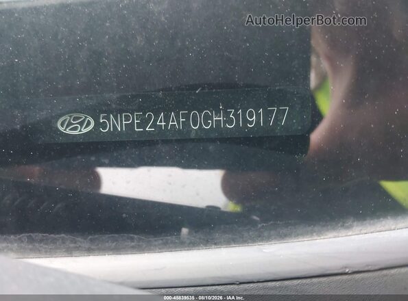 5NPE24AF0GH319177 2016 HYUNDAI SONATA Синий Вид подкапотного пространства