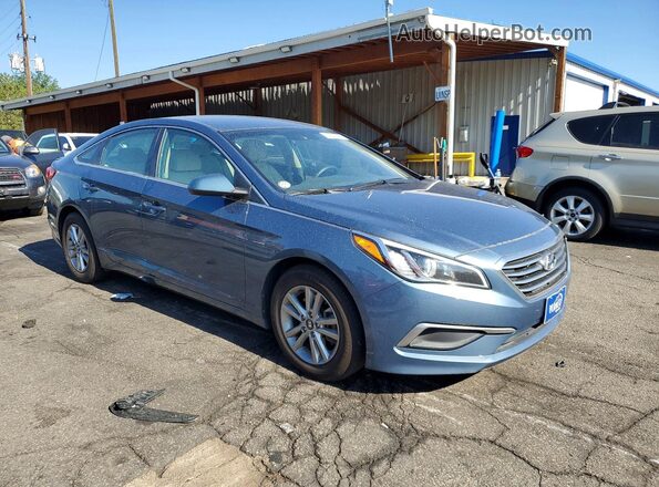 5NPE24AF0GH319812 2016 HYUNDAI SONATA Blue Առջևի աջ