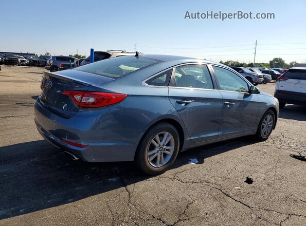 5NPE24AF0GH319812 2016 HYUNDAI SONATA Blue Հետևի աջ