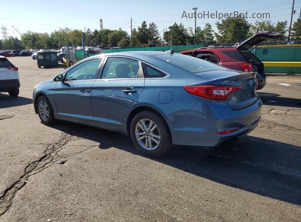 5NPE24AF0GH319812 2016 HYUNDAI SONATA Blue Հետևի ձախ