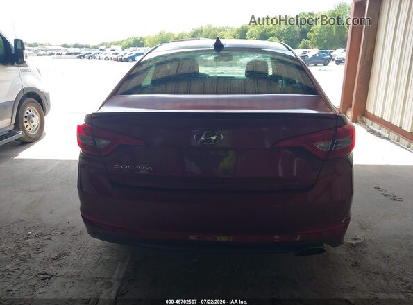 5NPE24AF0GH321107 2016 HYUNDAI SONATA Red 