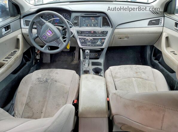 5NPE24AF0GH329742 2016 HYUNDAI SONATA Black Dashboard view