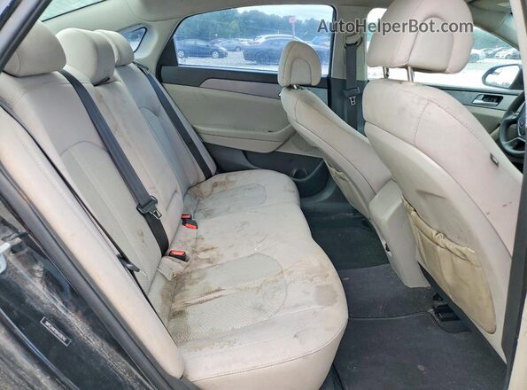 5NPE24AF0GH329742 2016 HYUNDAI SONATA Black Rear seats view
