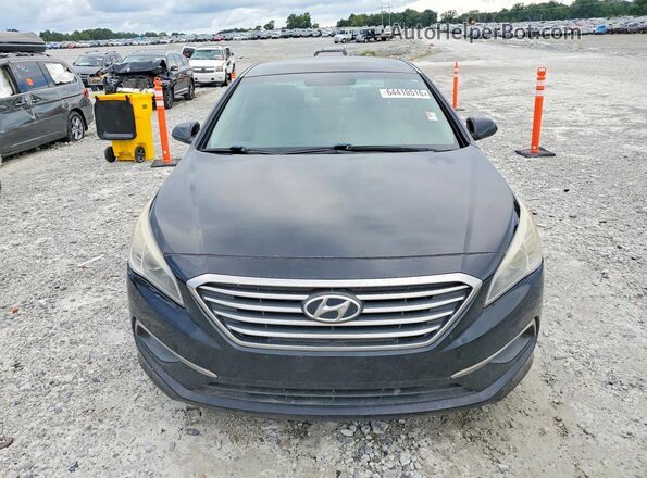 5NPE24AF0GH329742 2016 HYUNDAI SONATA Black Front view