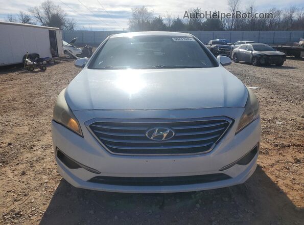 5NPE24AF0GH332012 2016 HYUNDAI SONATA Белый Вид спереди