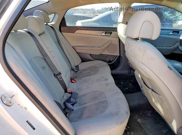 5NPE24AF0GH332012 2016 HYUNDAI SONATA Белый Вид задних сидений