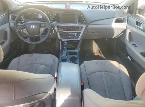 5NPE24AF0GH332012 2016 HYUNDAI SONATA Белый Вид панели приборов