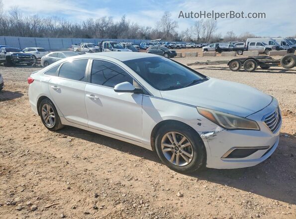 5NPE24AF0GH332012 2016 HYUNDAI SONATA Белый Передняя правая четверть