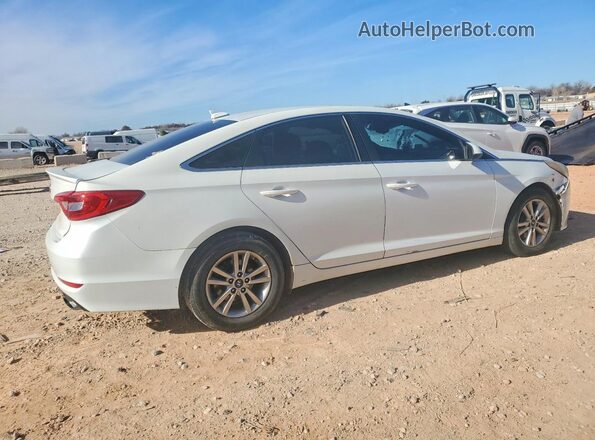 5NPE24AF0GH332012 2016 HYUNDAI SONATA Белый Задняя правая четверть