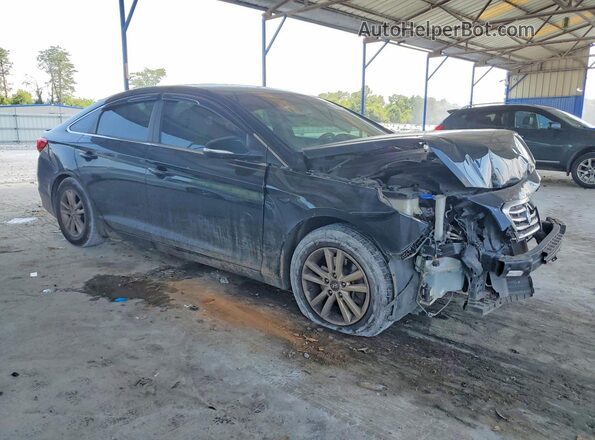 5NPE24AF0GH332110 2016 HYUNDAI SONATA Black Przód prawy