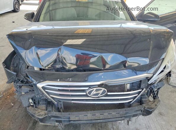 5NPE24AF0GH332110 2016 HYUNDAI SONATA Black Widok wnętrza z tyłu