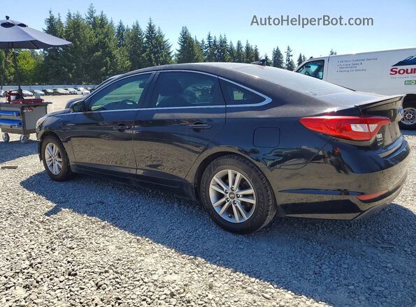 5NPE24AF0GH343124 2016 HYUNDAI SONATA Black Задня ліва чверть