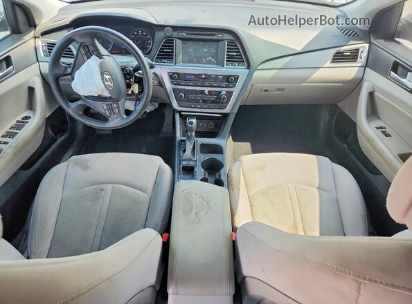 5NPE24AF0GH359260 2016 HYUNDAI SONATA Silver წინა პანელის ხედი