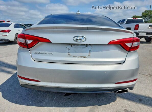 5NPE24AF0GH359260 2016 HYUNDAI SONATA Silver უკანა ხედი