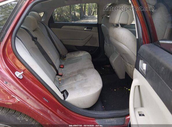 5NPE24AF0GH373580 2016 HYUNDAI SONATA Red Vista de la etiqueta del VIN